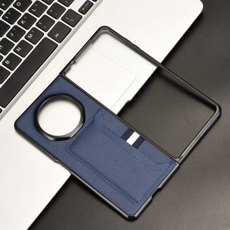 For Honor Magic V3 Litchi Texture Card Slot Phone Case