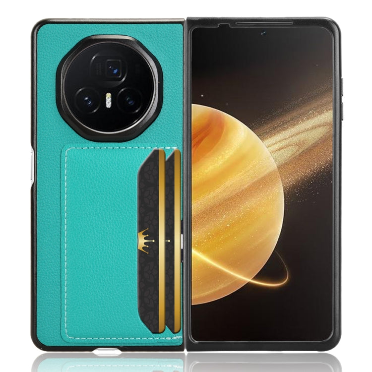 For Honor Magic V3 Litchi Texture Card Slot Phone Case