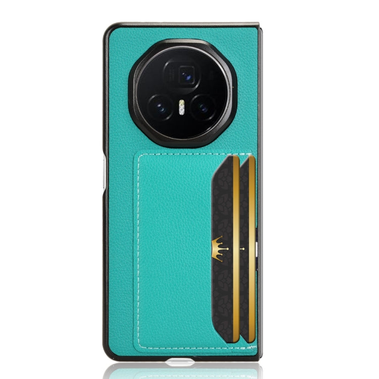 For Honor Magic V3 Litchi Texture Card Slot Phone Case