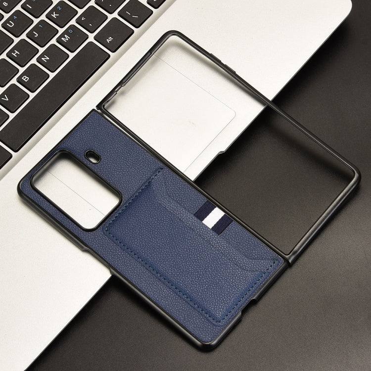 For Honor Magic Vs3 Litchi Texture Card Slot Phone Case
