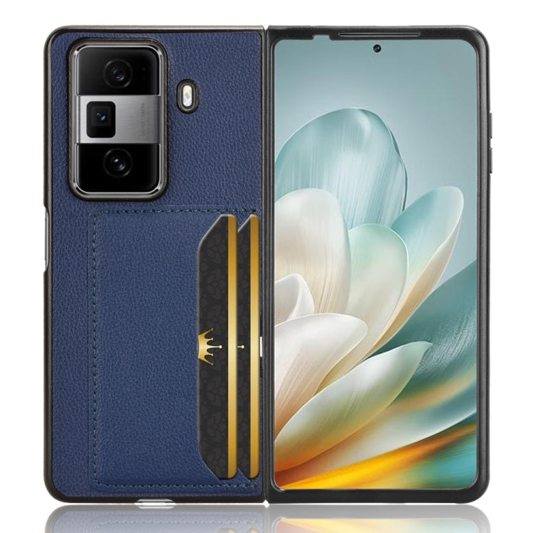 For Honor Magic Vs3 Litchi Texture Card Slot Phone Case