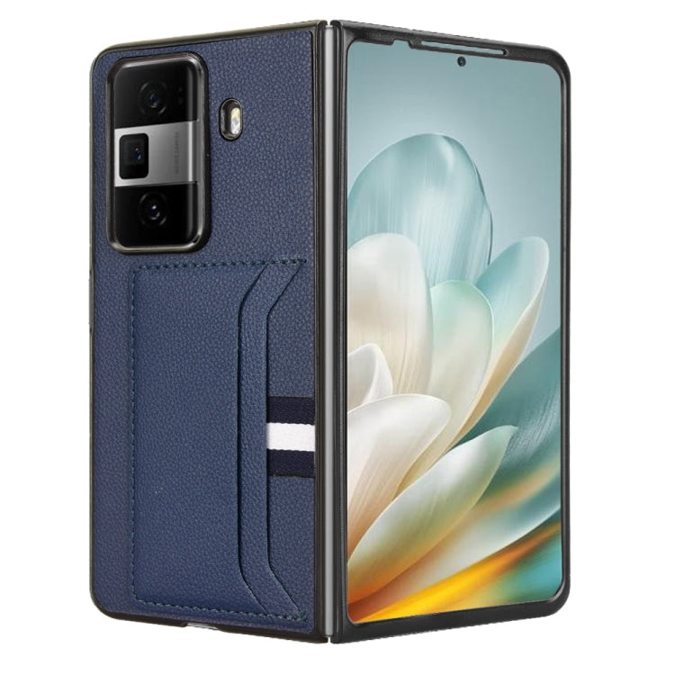 For Honor Magic Vs3 Litchi Texture Card Slot Phone Case