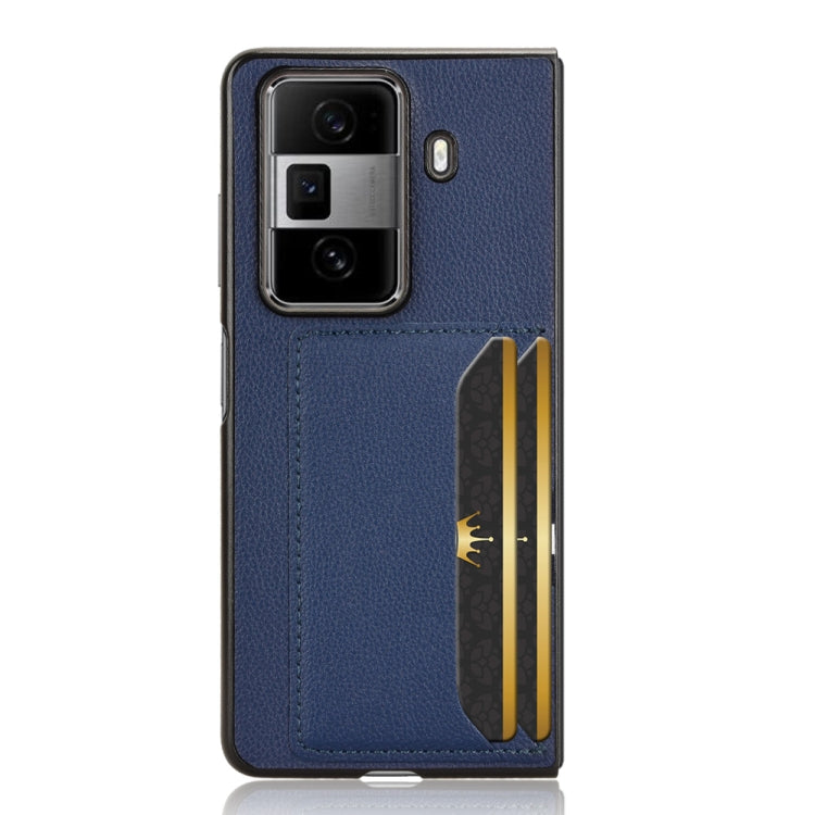 For Honor Magic Vs3 Litchi Texture Card Slot Phone Case