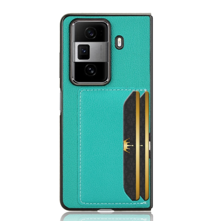 For Honor Magic Vs3 Litchi Texture Card Slot Phone Case