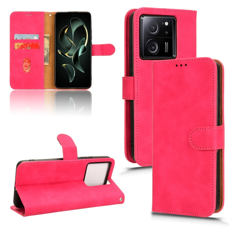 For Xiaomi Redmi K60 Ultra Skin Feel Magnetic Flip Leather Phone Case