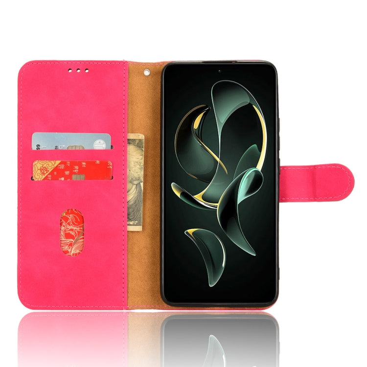 For Xiaomi Redmi K60 Ultra Skin Feel Magnetic Flip Leather Phone Case