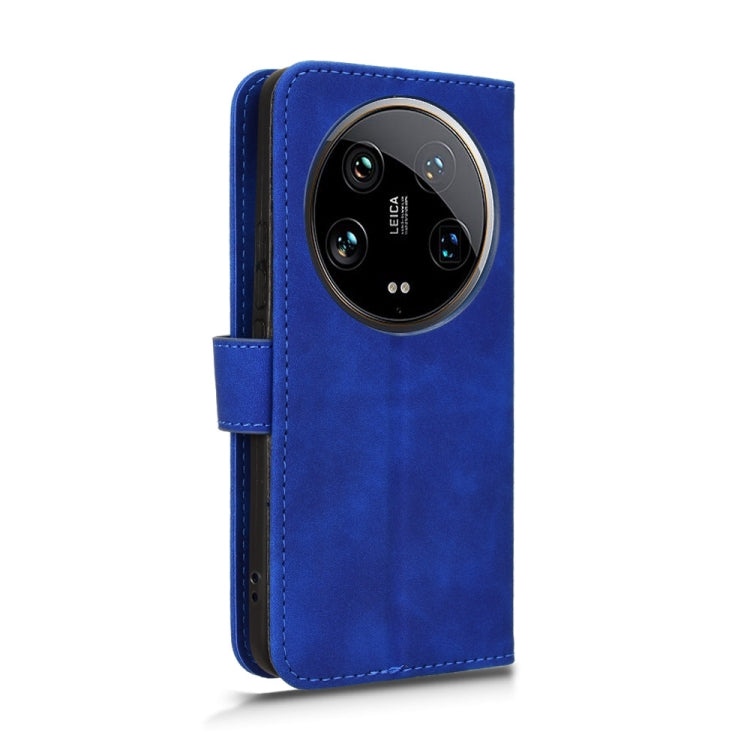 For Xiaomi 14 Ultra Skin Feel Magnetic Flip Leather Phone Case