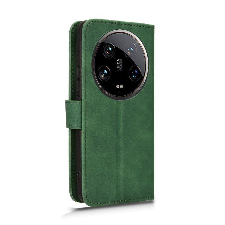For Xiaomi 14 Ultra Skin Feel Magnetic Flip Leather Phone Case