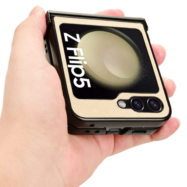 For Samsung Galaxy Z Flip5 Sandskin Texture Phone Case