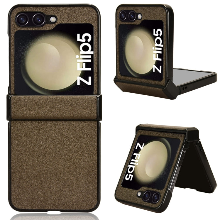 For Samsung Galaxy Z Flip5 Sandskin Texture Phone Case