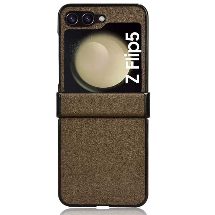 For Samsung Galaxy Z Flip5 Sandskin Texture Phone Case