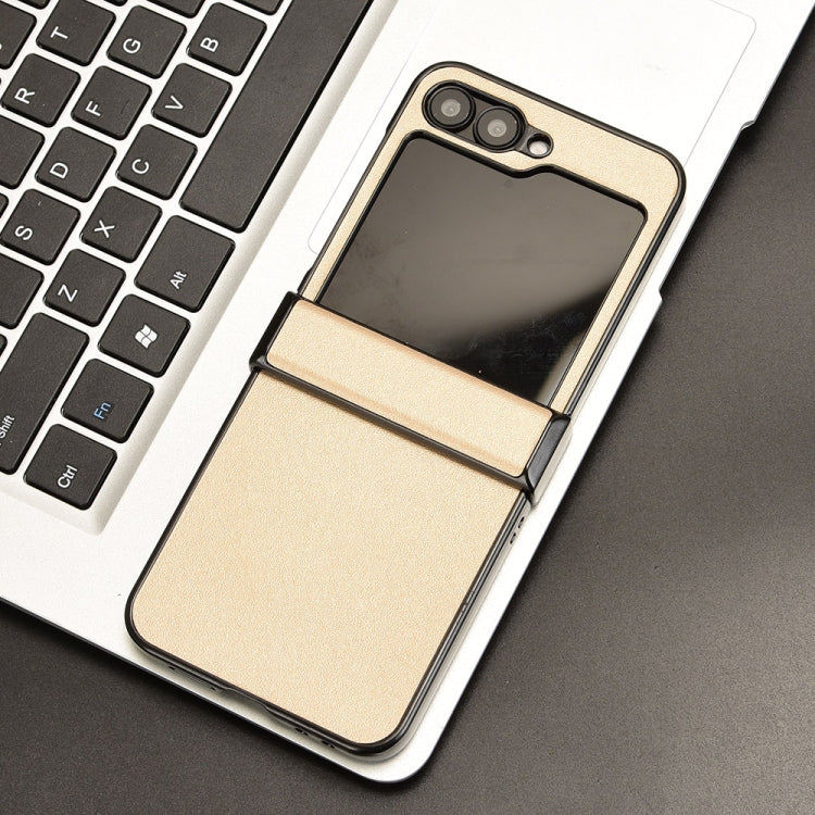 For Samsung Galaxy Z Flip6 / Flip7 FE Sandskin Texture Phone Case