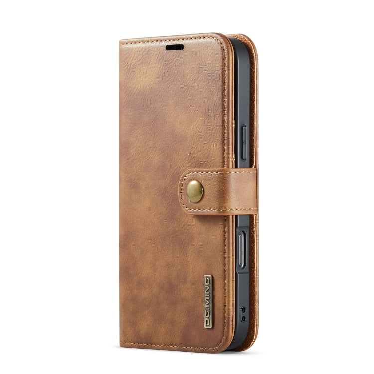 For iPhone 16 Pro Max DG.MING Crazy Horse Texture Detachable Magnetic Leather Phone Case