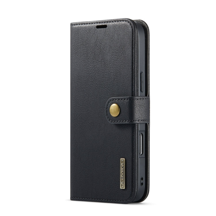 For iPhone 16 Pro Max DG.MING Crazy Horse Texture Detachable Magnetic Leather Phone Case