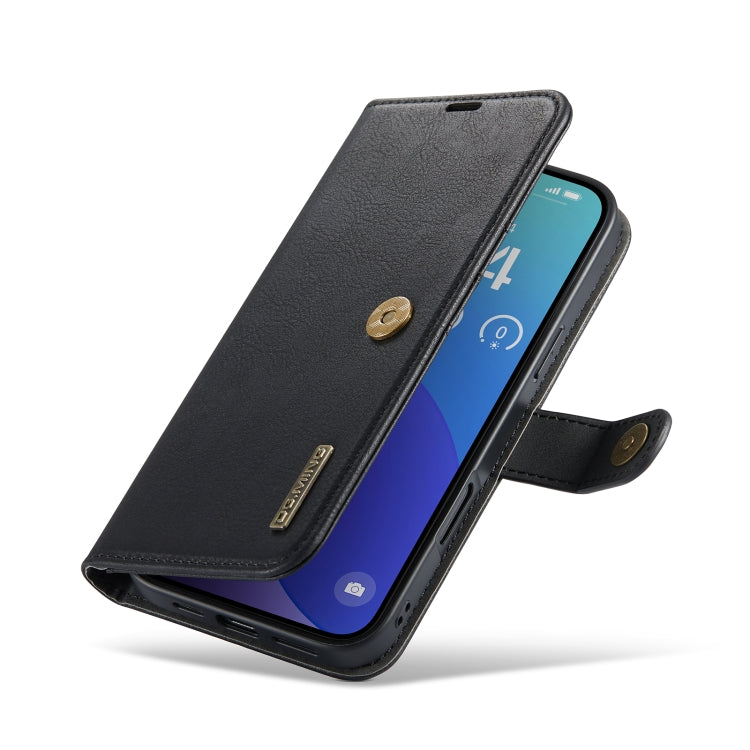 For iPhone 16 Pro Max DG.MING Crazy Horse Texture Detachable Magnetic Leather Phone Case