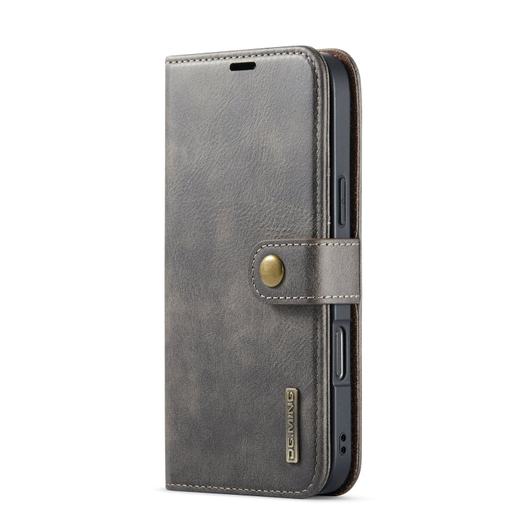 For iPhone 16 Pro DG.MING Crazy Horse Texture Detachable Magnetic Leather Phone Case