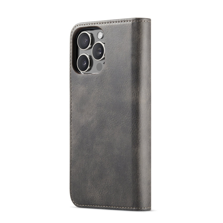For iPhone 16 Pro DG.MING Crazy Horse Texture Detachable Magnetic Leather Phone Case