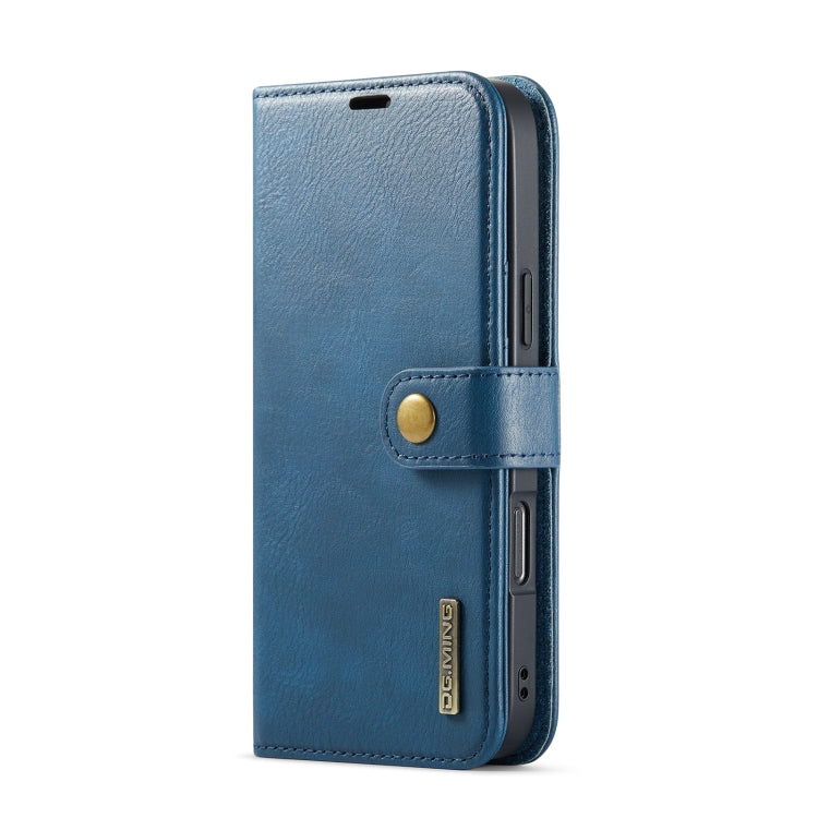 For iPhone 16 Pro DG.MING Crazy Horse Texture Detachable Magnetic Leather Phone Case