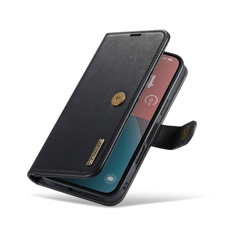 For iPhone 16 DG.MING Crazy Horse Texture Detachable Magnetic Leather Phone Case