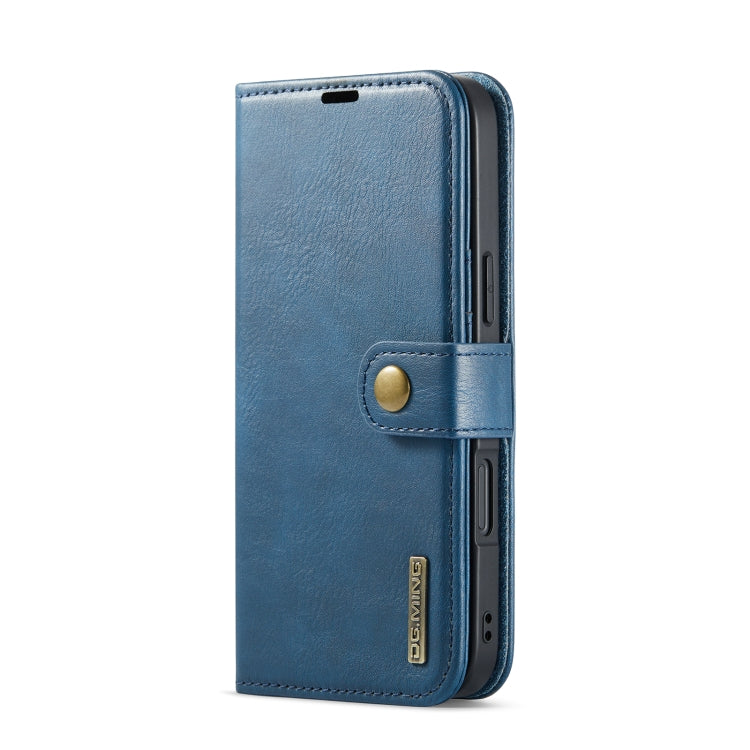 For iPhone 16 DG.MING Crazy Horse Texture Detachable Magnetic Leather Phone Case