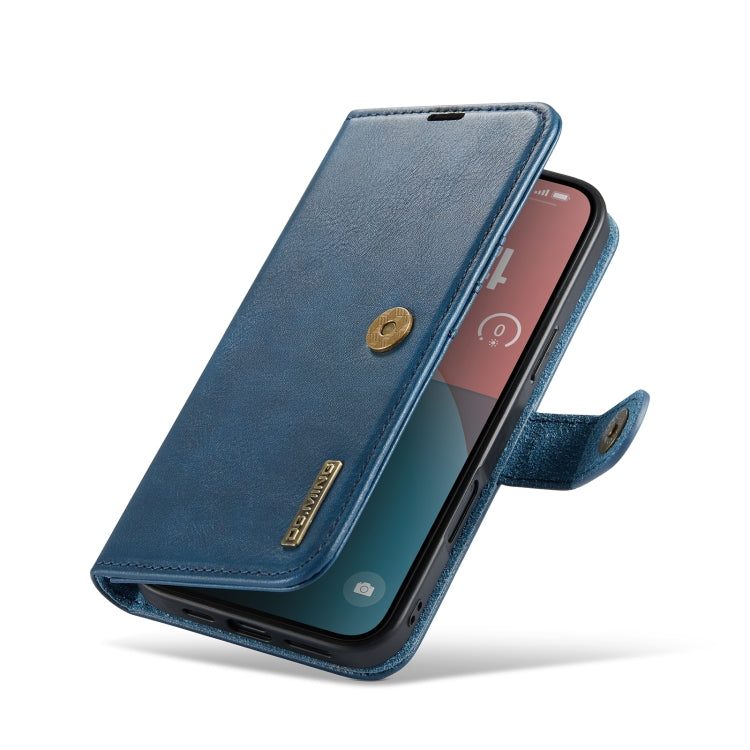 For iPhone 16 DG.MING Crazy Horse Texture Detachable Magnetic Leather Phone Case