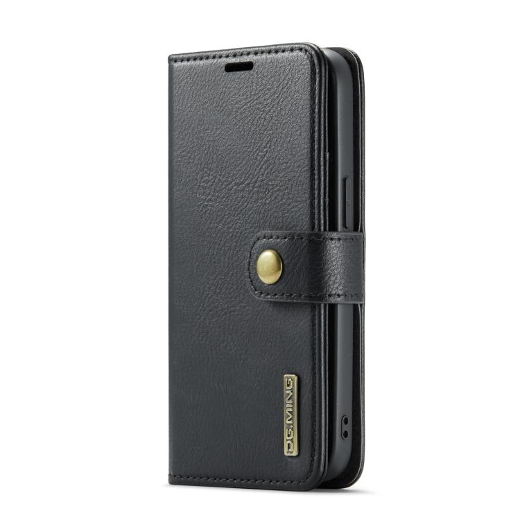 For iPhone 17e / 16e DG.MING Crazy Horse Texture Detachable Magnetic Leather Phone Case