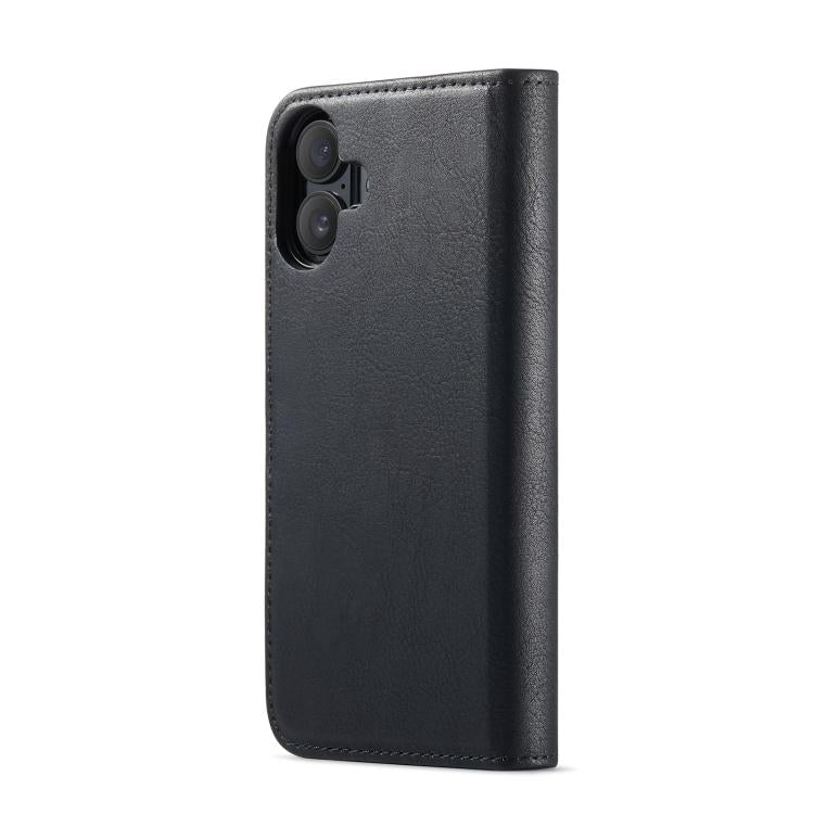 For iPhone 17 DG.MING Crazy Horse Texture Detachable Magnetic Leather Phone Case