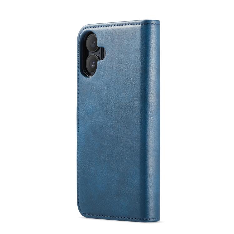 For iPhone 17 DG.MING Crazy Horse Texture Detachable Magnetic Leather Phone Case