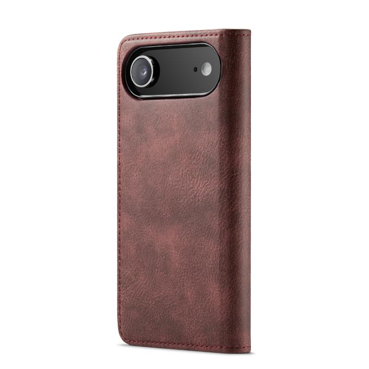 For iPhone Air DG.MING Crazy Horse Texture Detachable Magnetic Leather Phone Case