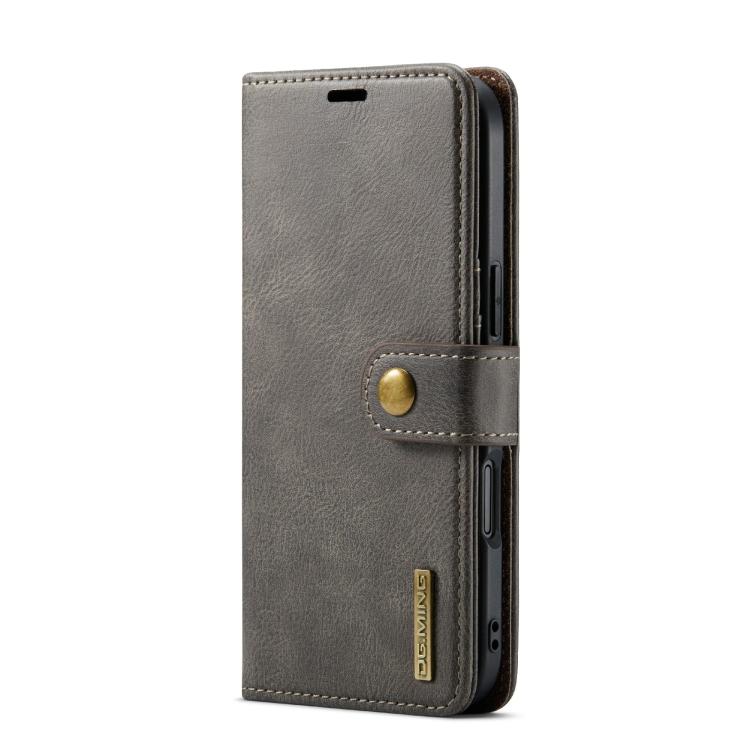 For iPhone Air DG.MING Crazy Horse Texture Detachable Magnetic Leather Phone Case