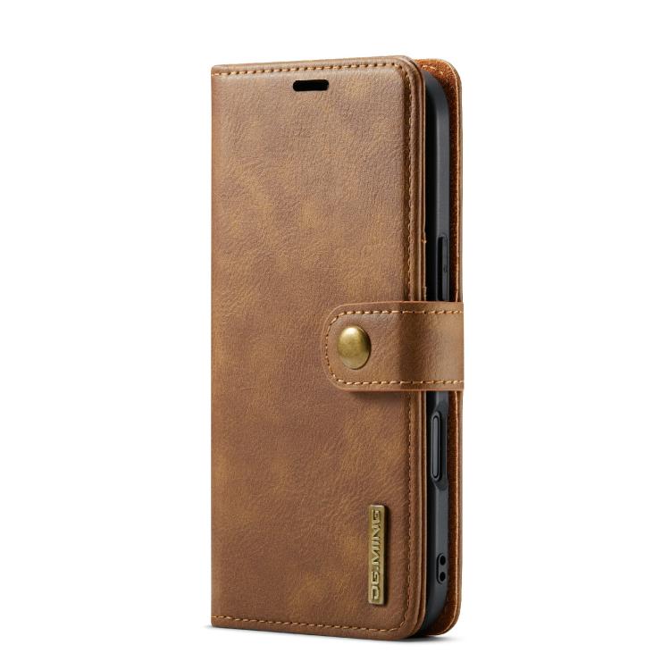 For iPhone Air DG.MING Crazy Horse Texture Detachable Magnetic Leather Phone Case