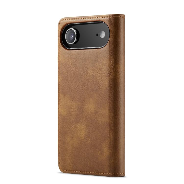 For iPhone Air DG.MING Crazy Horse Texture Detachable Magnetic Leather Phone Case