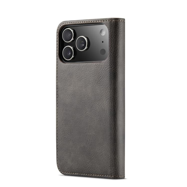 For iPhone 17 Pro DG.MING Crazy Horse Texture Detachable Magnetic Leather Phone Case