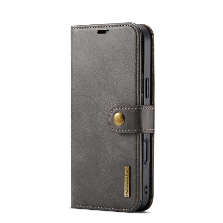 For iPhone 17 Pro Max DG.MING Crazy Horse Texture Detachable Magnetic Leather Phone Case