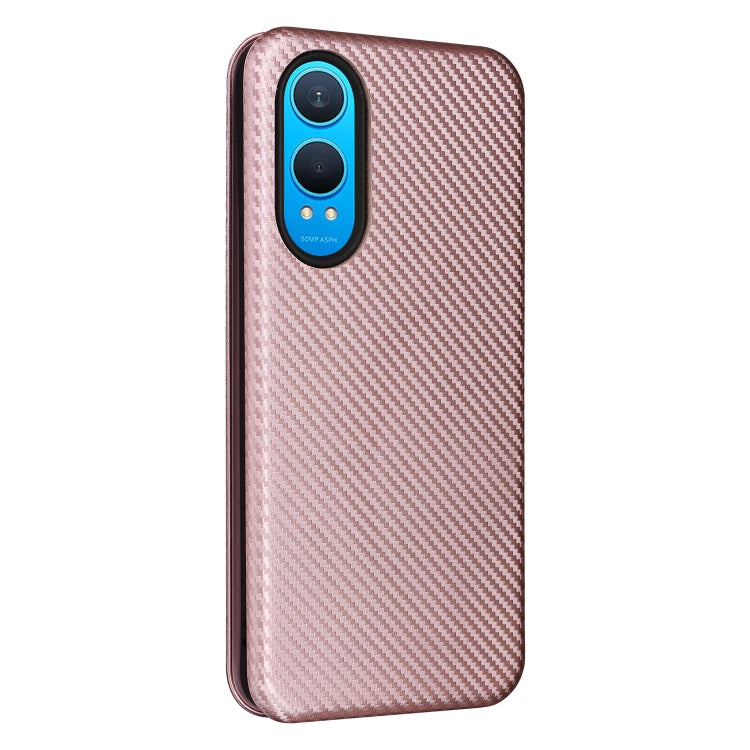 For OnePlus Nord CE4 Lite Carbon Fiber Texture Flip Leather Phone Case