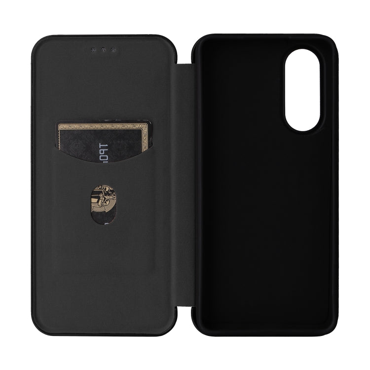 For OnePlus Nord CE4 Lite Carbon Fiber Texture Flip Leather Phone Case