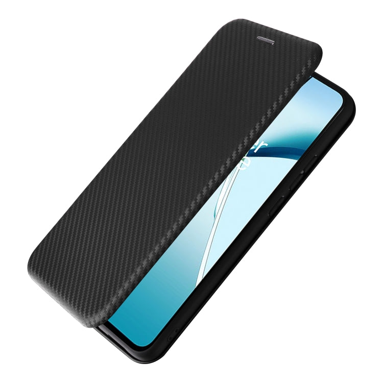 For OnePlus Nord CE4 Lite Carbon Fiber Texture Flip Leather Phone Case