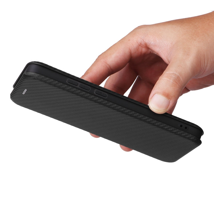 For OnePlus Nord CE4 Lite Carbon Fiber Texture Flip Leather Phone Case