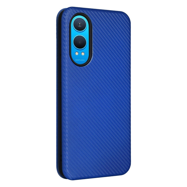 For OnePlus Nord CE4 Lite Carbon Fiber Texture Flip Leather Phone Case