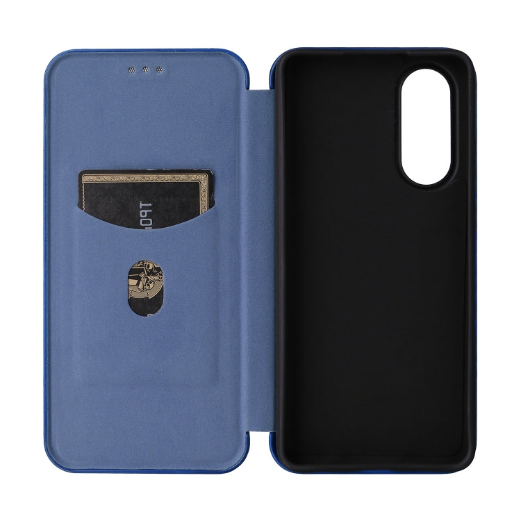 For OnePlus Nord CE4 Lite Carbon Fiber Texture Flip Leather Phone Case