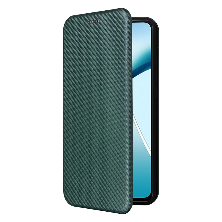 For OnePlus Nord CE4 Lite Carbon Fiber Texture Flip Leather Phone Case