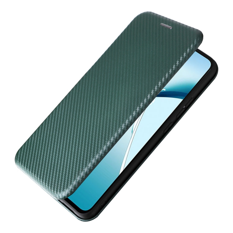 For OnePlus Nord CE4 Lite Carbon Fiber Texture Flip Leather Phone Case