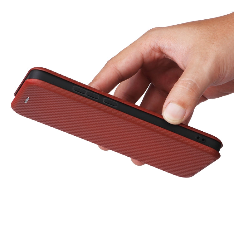 For OnePlus Nord CE4 Lite Carbon Fiber Texture Flip Leather Phone Case