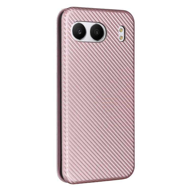 For OnePlus Nord 4 5G Carbon Fiber Texture Flip Leather Phone Case