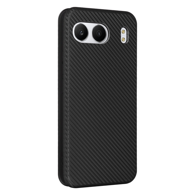 For OnePlus Nord 4 5G Carbon Fiber Texture Flip Leather Phone Case