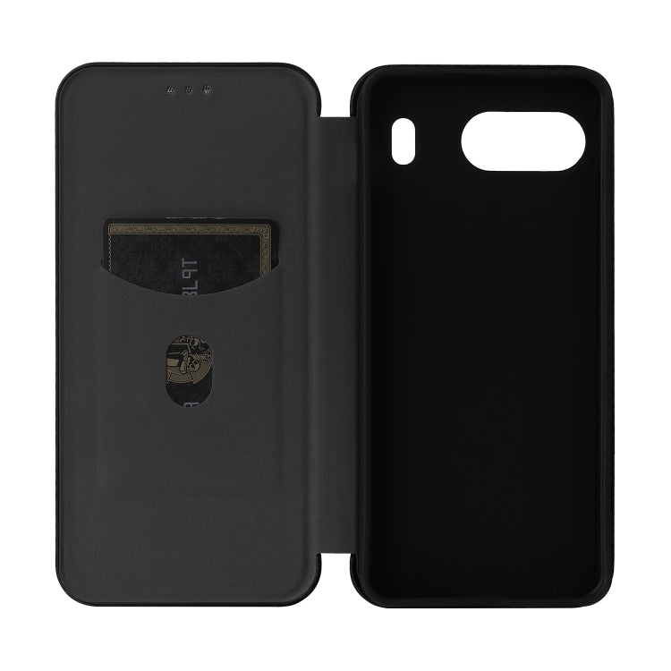 For OnePlus Nord 4 5G Carbon Fiber Texture Flip Leather Phone Case
