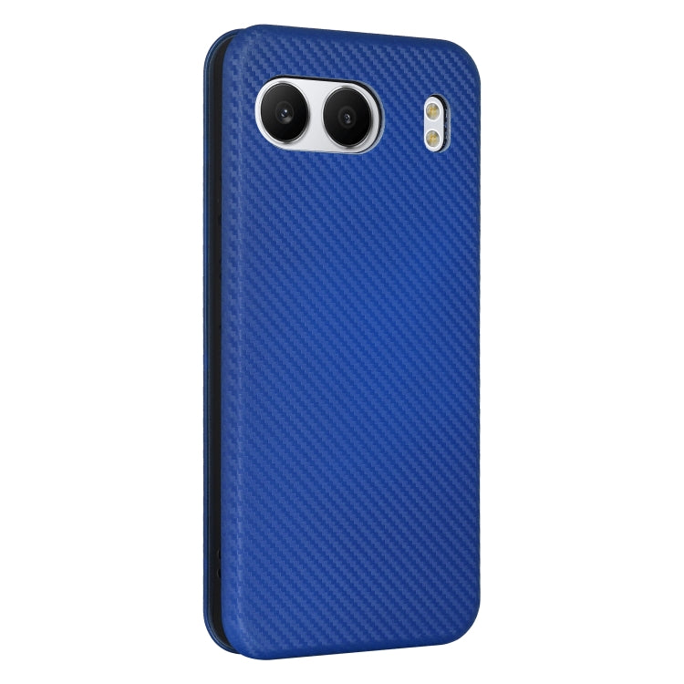 For OnePlus Nord 4 5G Carbon Fiber Texture Flip Leather Phone Case
