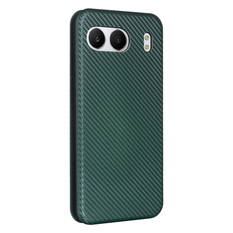 For OnePlus Nord 4 5G Carbon Fiber Texture Flip Leather Phone Case