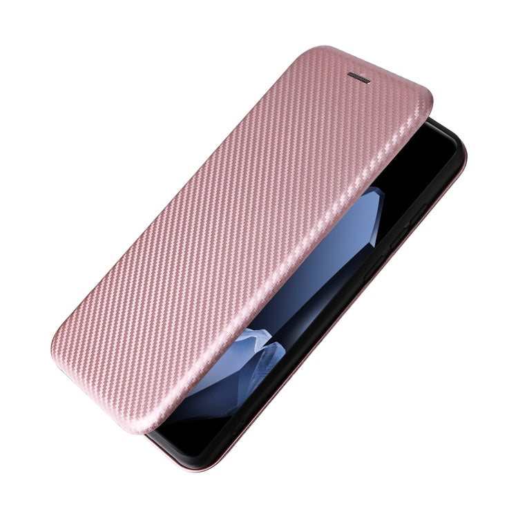 For OnePlus 13 Carbon Fiber Texture Flip Leather Phone Case