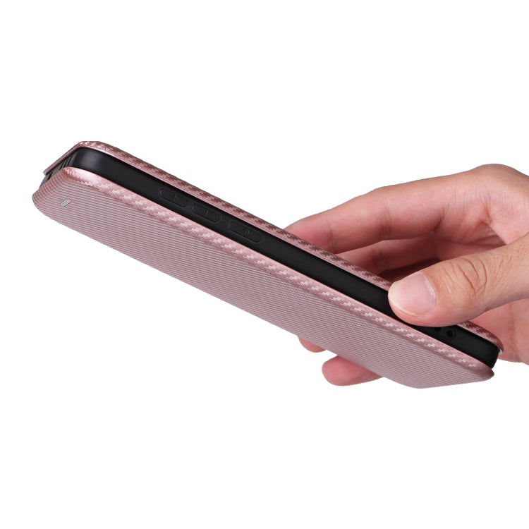 For OnePlus 13 Carbon Fiber Texture Flip Leather Phone Case